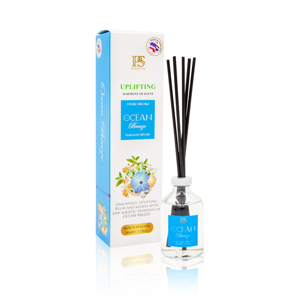 ก้านไม้หอมปรับอากาศ PHRUKSA SPA  ขนาด 50 มล. กลิ่นโอเชี่ยน บรีซ_0